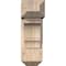 Ekena Millwork Balboa Craftsman Smooth Bracket w/ Offset Brace, Douglas Fir, 7 1/2"W x 18"D x 22"H BKT0806X18X22BOA04SDF - alternate 3
